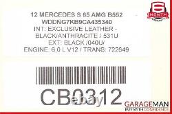 07-14 Mercedes W221 S65 AMG E320 CL600 ML350 Engine Motor Starter 0061516101 OEM