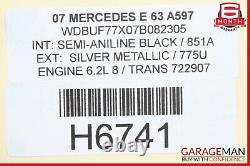 07-15 Mercedes SL63 S63 E63 AMG M156 Bosch Engine Starter Motor 0061515301 OEM