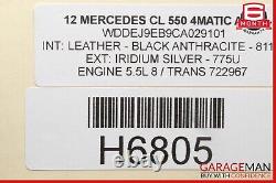 11-20 Mercedes W216 CL550 S550 SL550 M278 Engine Motor Starter 2789060900 OEM
