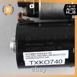 12-15 Mercedes R172 SLK250 C250 M271 Engine Starter Motor 0051513901 OEM