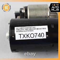 12-15 Mercedes R172 SLK250 C250 M271 Engine Starter Motor 0051513901 OEM