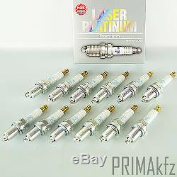 12x NGK Laser Platinum Plugs PFR5R-11 4292 Mercedes W163 W220 W203 W210