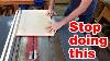 6 Common Things You Might Be Doing Wrong With Your Table Saw