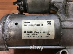 BMW 116d 1 F20 N47D20C Manual genuine Bosch diesel starter motor 8571905 02
