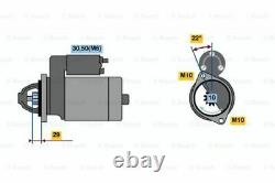 Brand New Genuine Bosch 0001115049 Starter 0 001 115 049