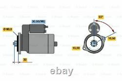 Brand New Genuine Bosch 0001125057 Starter 0 001 125 057