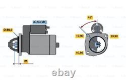 Brand New Genuine Bosch 0001231009 Starter 0 001 231 009