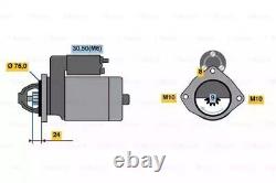 GENUINE EO BOSCH 0986022710 / 2271 12 V Starter Motor