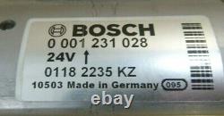 Genuine Bosch 0001231028 Starter 24v 9-teeth Made In Germany