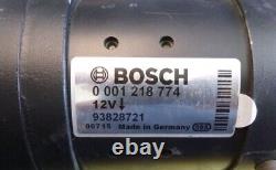 Genuine Bosch 12V 9T Starter 0-001-218-174, 0-001-218-774 Iveco P/N 93828721