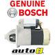 Genuine Bosch Starter Motor Fits Mazda B2600 2.6l Petrol 4g54 Engine 1987 1991
