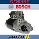 Genuine Bosch Starter Motor Fits Toyota Hilux 2.0l 18rc 2.4l 22r Petrol 1978-98