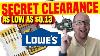 Lowes Secret Tools Clearance Items For March And April 2021
