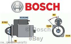 New Genuine Bosch Starter Motor Vw Golf 3 4 Bora Passat Caddy Sharan Polo 1.9tdi