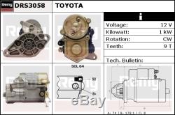 Starter Motor fits TOYOTA MR2 AW11 1.6 84 to 90 Remy Genuine Quality Replacement