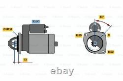 Bosch Remanufactured Starter Motor 0986015630 1563 Garantie Authentique De 5 Ans