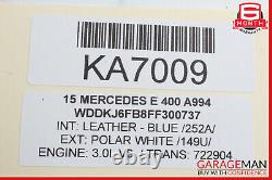 Démarreur de moteur 2769064300 OEM pour Mercedes W207 E400 CLS400 SLC43 de 14 à 20