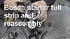 Le Plus Simple Bosch Starter Full Strip Et Le Réassemblement