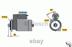 Véritable Bosch Reman Starter Motor 0986017000