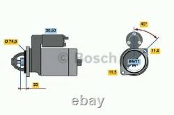 Véritable Moteur Bosch Reman Starter 0986012831