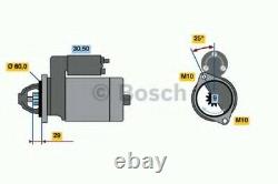 Véritable Moteur Bosch Reman Starter 0986017890
