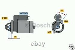 Véritable Moteur Bosch Reman Starter 0986018170