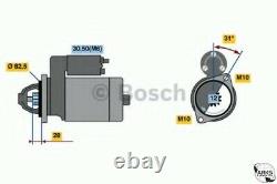 Véritable Moteur Bosch Reman Starter 0986021360