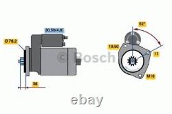 Véritable Moteur De Démarrage Bosch 0001125521